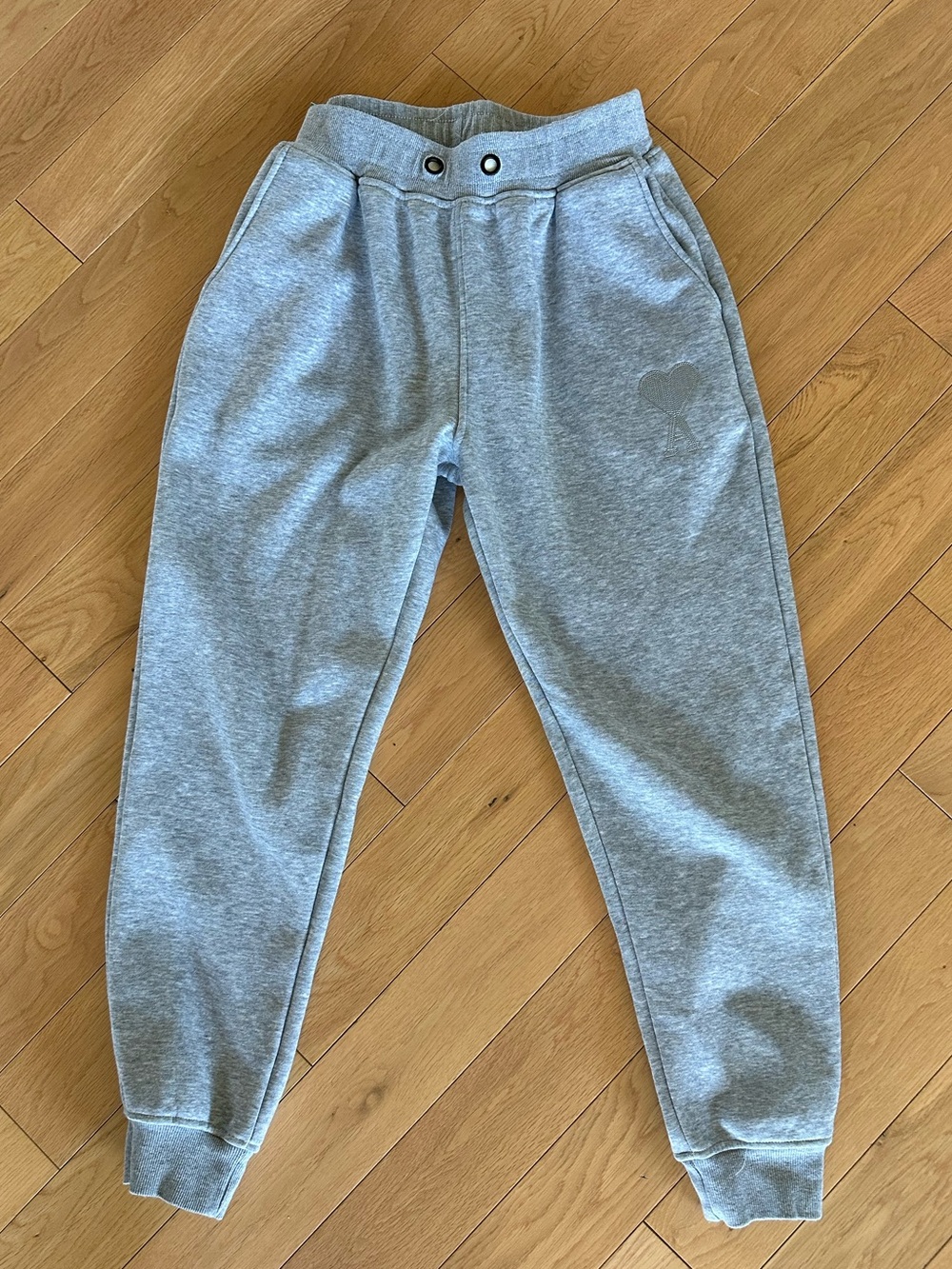 Ami Paris Alexandre Mattiussi Sweatpant Joggers Track Pants Size L Grey